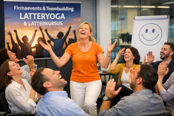 Firmaevents & Teambuilding oplevelser med latterkursus