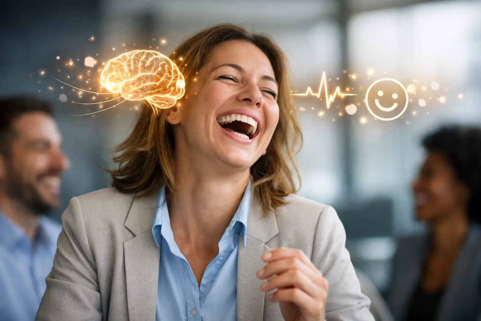 Hvad sker der, når du griner?