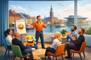 Latterworkshop København firma - få ærlig indsigt i, hvornår det virker, hvem det passer til, og hvordan det løfter energien.