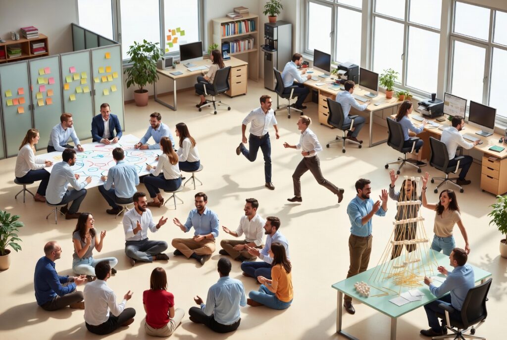 De bedste team building aktiviteter for succesfulde teams. Et strategisk værktøj til at opbygge en robust og positiv virksomhedskultur